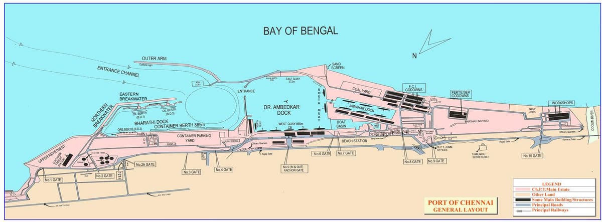 harta Chennai port