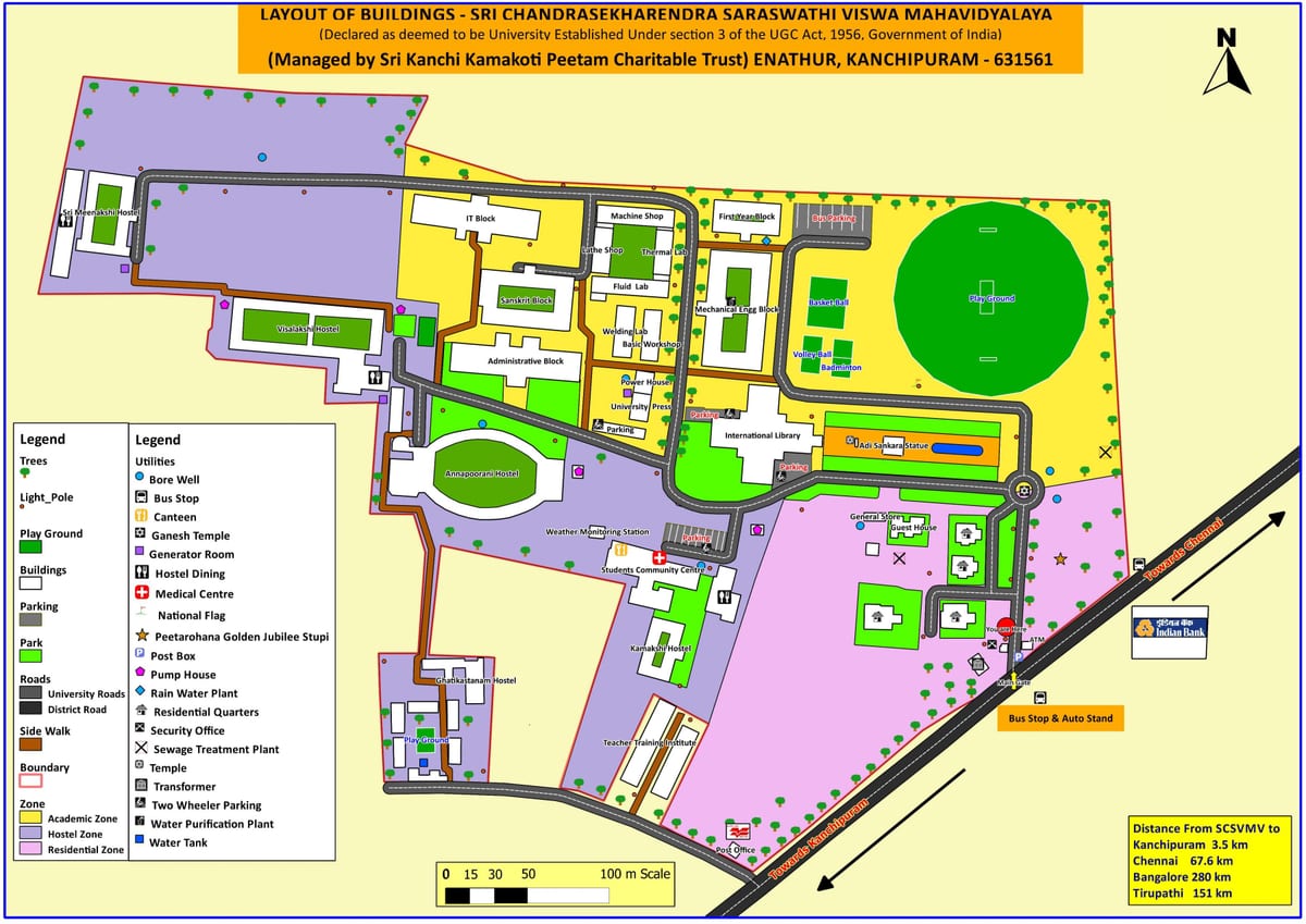 harta VIT Chennai Campus