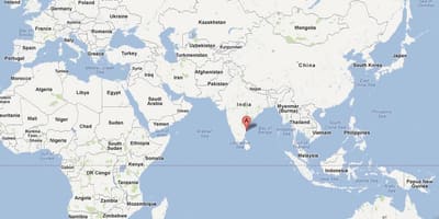 Chennai pe harta lumii