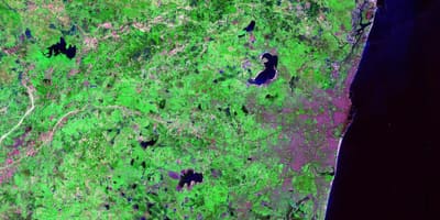 Harta prin satelit de Chennai