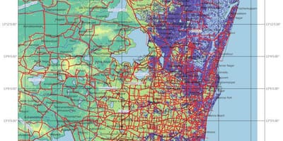 Inundații harta Chennai