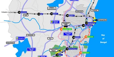 Harta Chennai lacuri