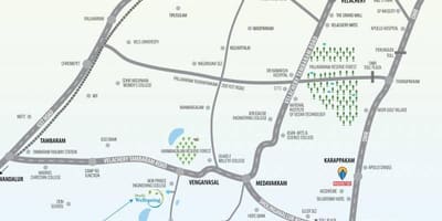 Medavakkam Chennai arată hartă