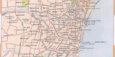 Harta traseu din Chennai